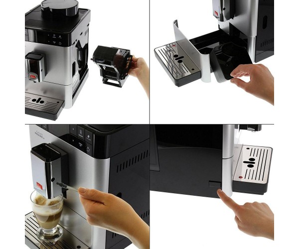 Кофемашина автоматична Melitta CAFFEO Varianza CSP stainless steel (F58/0-100), фото №4
