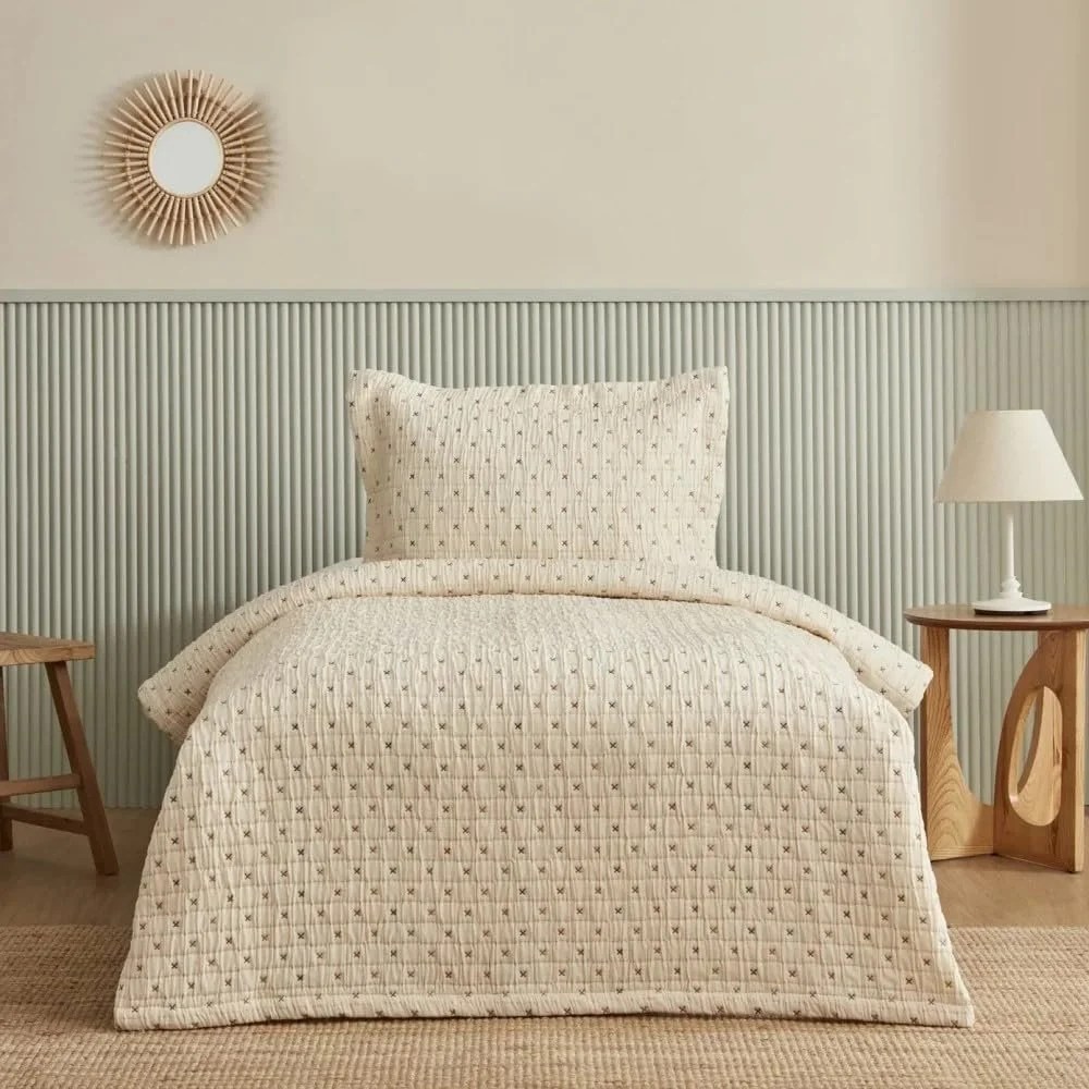 Покривало на ліжко Karaca Home Young Oxxo Односпальне Геометричний візерунок 180 x 230 см, фото №2