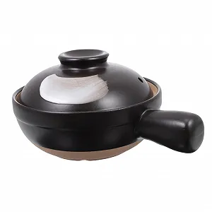 Кастрюля для супа Toyvian с ручкой, керамическая с крышкой, для 1 человека - Фото 1