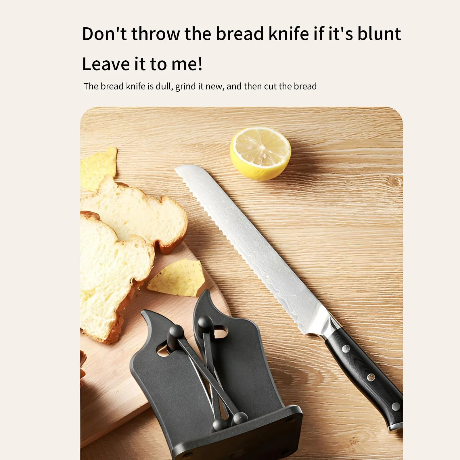 Точило для ножів Professional ручна з присоскою та стрижнями з вуглецевої сталі, фото №7