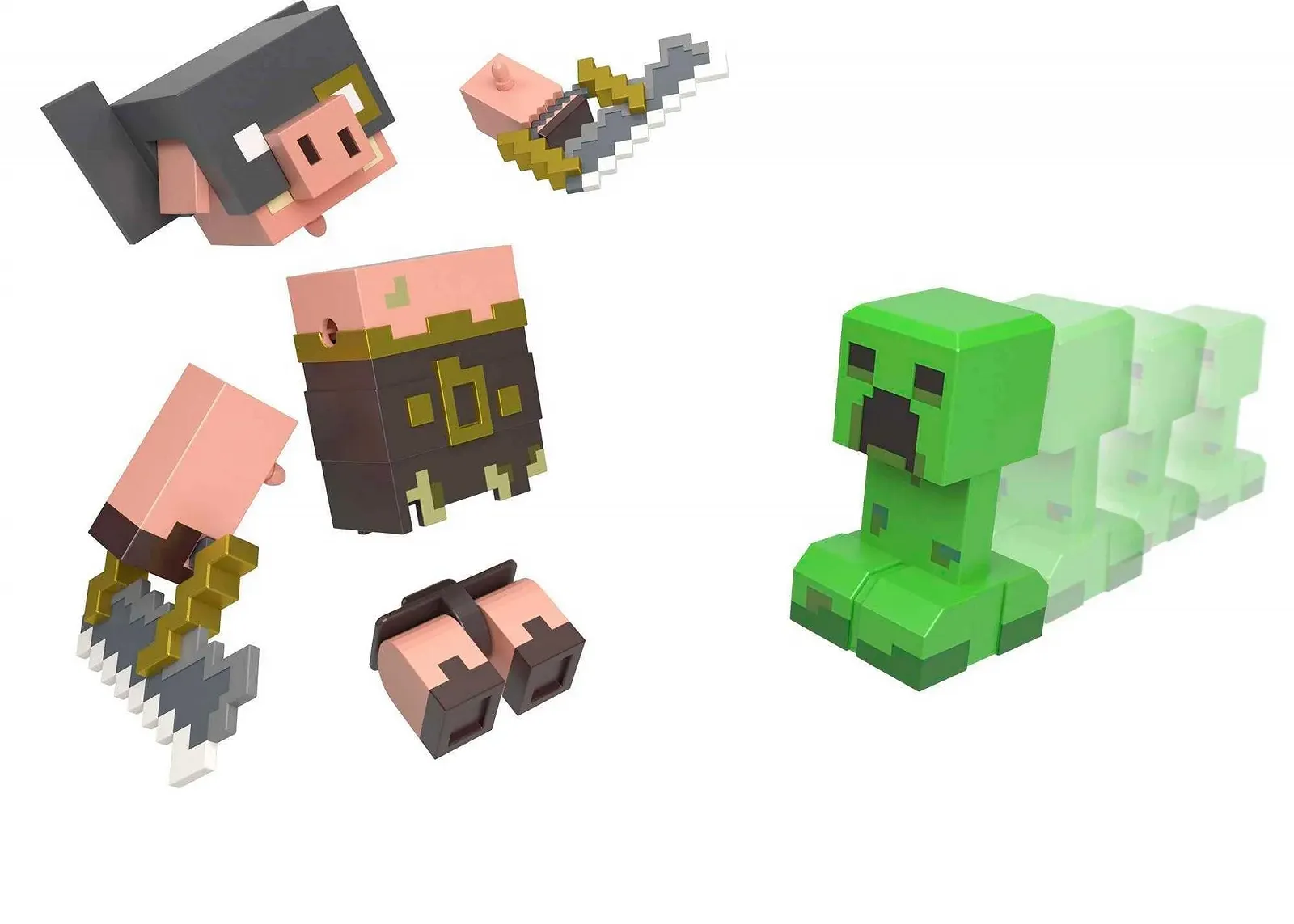 Игровая фигурка Minecraft Legends / 8 см / 2 шт, фото №5 Игровая фигурка Minecraft Legends / 8 см / 2 шт, фото №5