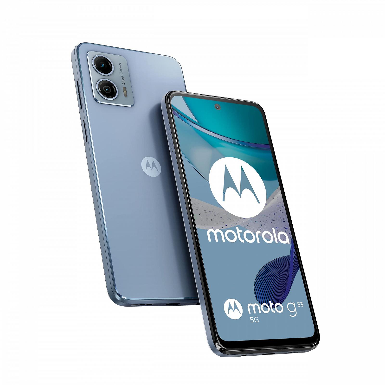 Смартфон Motorola Moto g53 5G 4/128GB Dual SIM Arctic Silver, фото №7