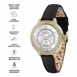 Смарт-часы Radley Series 33 Amoled HD для женщин, 100+ спортивных режимов, измерение пульса synthetic.ua - Фото 1