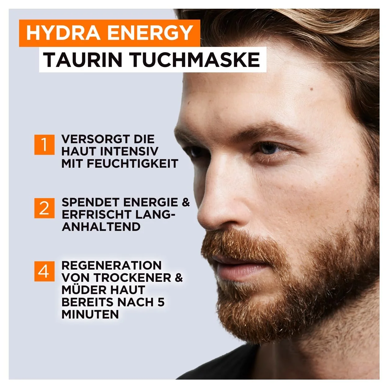 Тканинна маска L'Oréal Men Expert Hydra Energy Pure Carbon, набір 4 x 30 г, фото №3