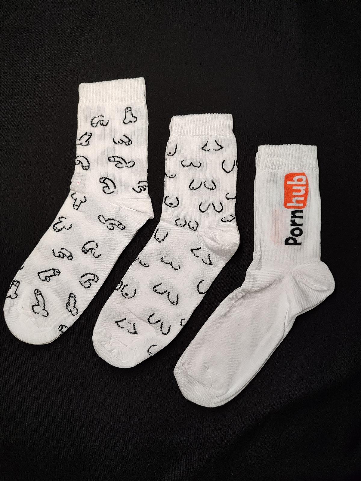 Бокс шкарпеток приколів із принтами «Для дорослих» 3 пари, фото №1