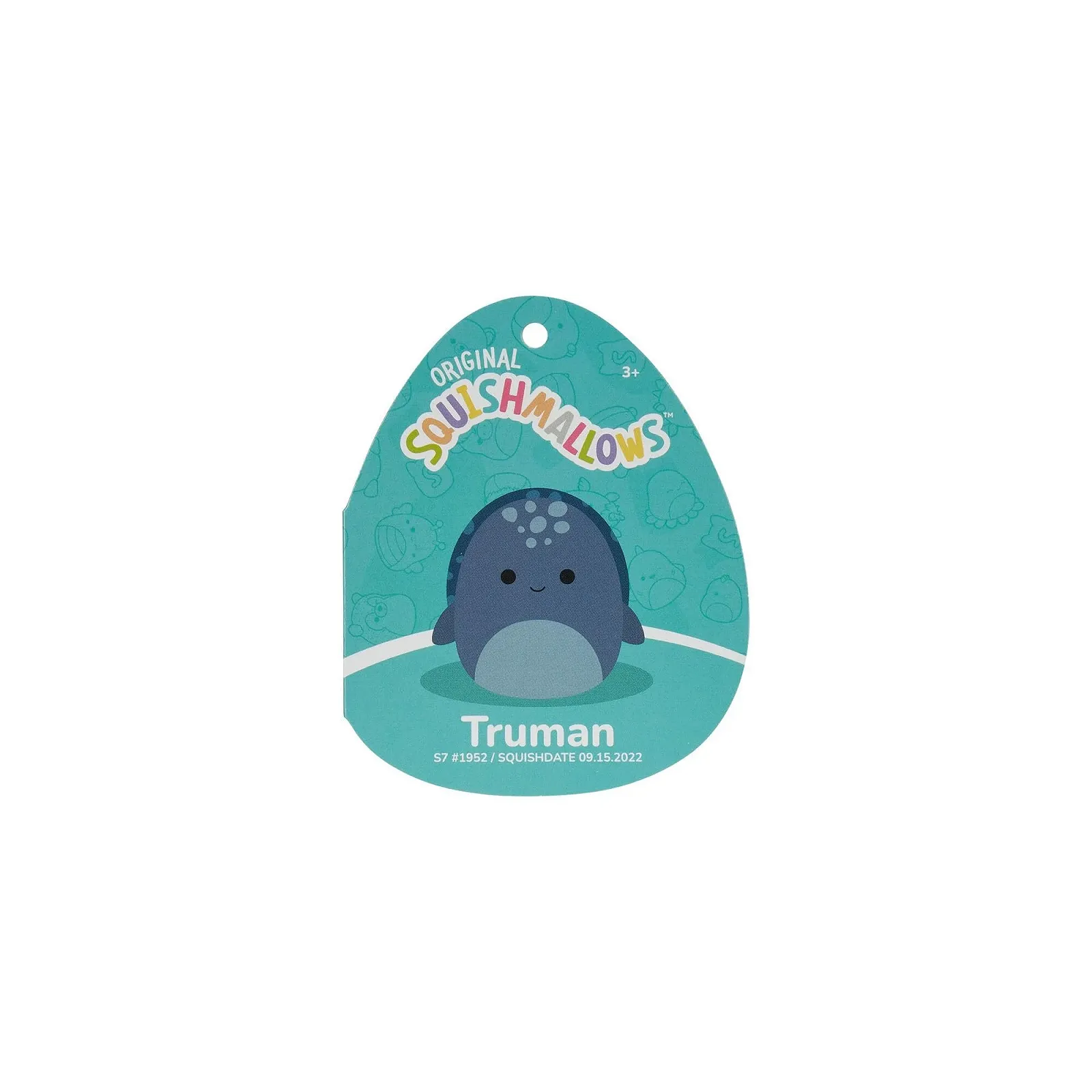 Плюшевая игрушка Squishmallows Truman the Blue Leather Turtle, 19 см, фото №5 Плюшевая игрушка Squishmallows Truman the Blue Leather Turtle, 19 см, фото №5