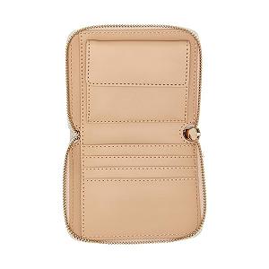 Гаманець GUESS Laurel SLG Small Zip Around S Cognac synthetic.ua - Фото 1