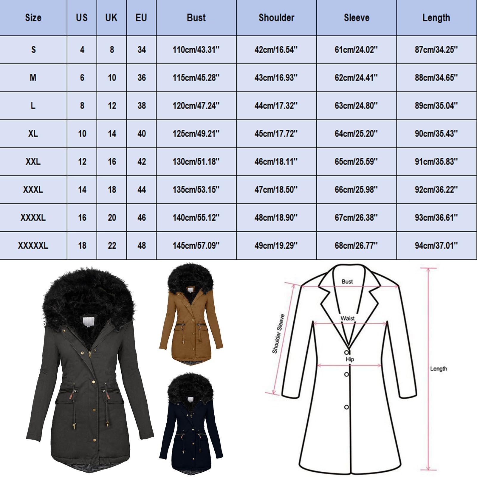 Жіноче зимове пальто з хутряним капюшоном, фото №6 Жіноче зимове пальто з хутряним капюшоном, фото №6