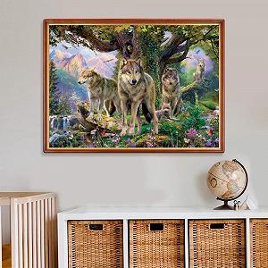Пазл Wolves in the Forest 1000 деталей 70 x 50 см - Фото 1