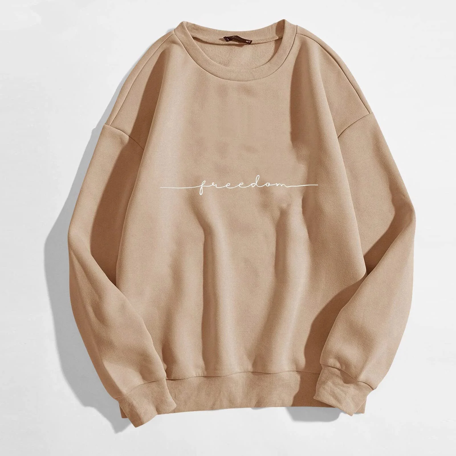 Жіноча толстовка Generisch, базова туніка, круглий виріз, фото №4 Жіноча толстовка Generisch, базова туніка, круглий виріз, фото №4