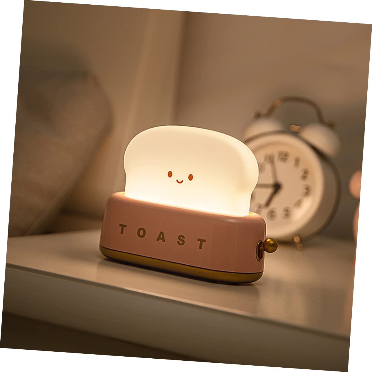 Светильник Housoutil LED Hipc детский USB-зарядка тостер с ночником, фото №6