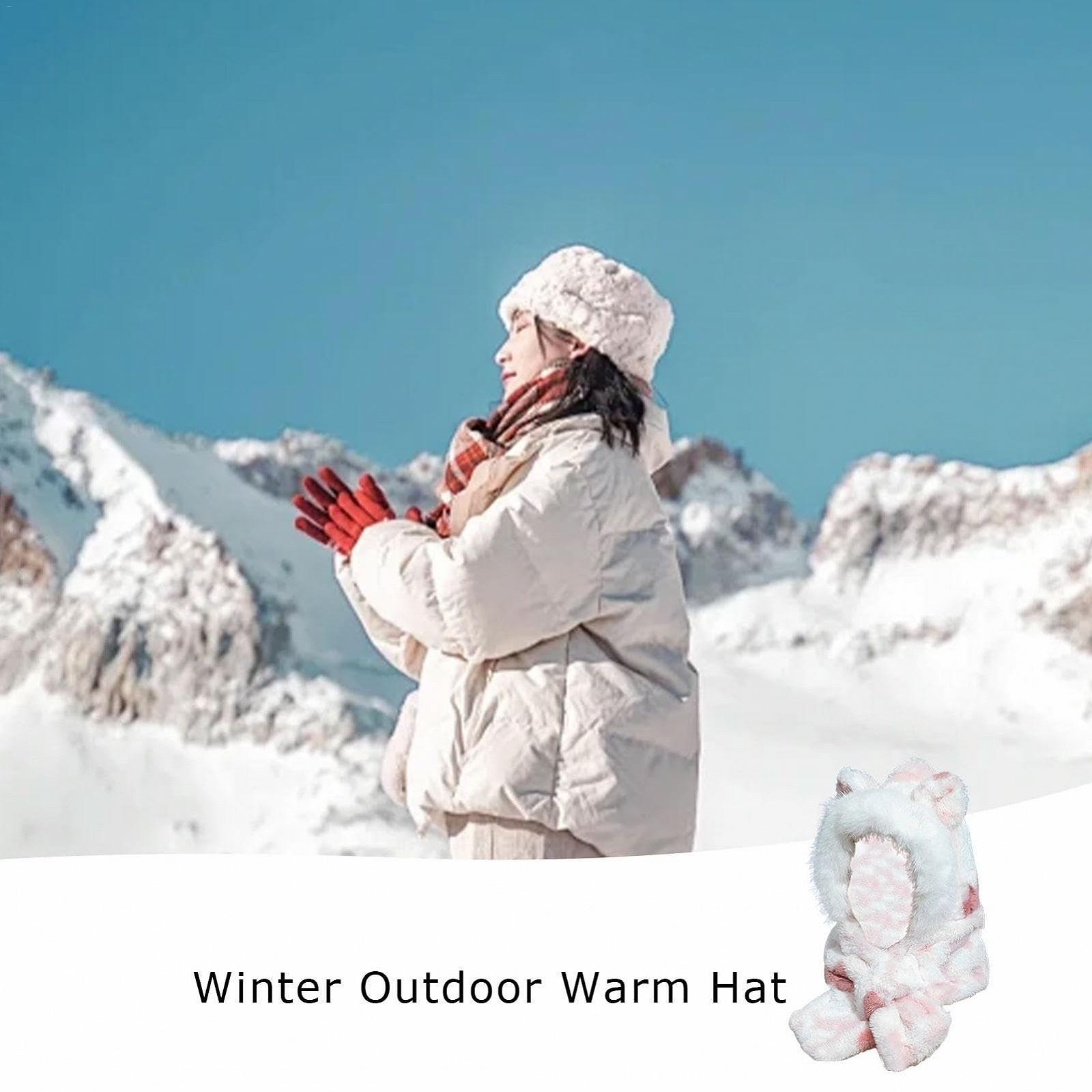 Зимова шапка з капюшоном, фото №2