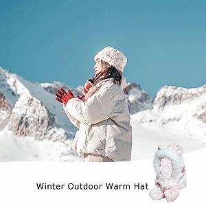 Зимова шапка з капюшоном synthetic.ua - Фото 1