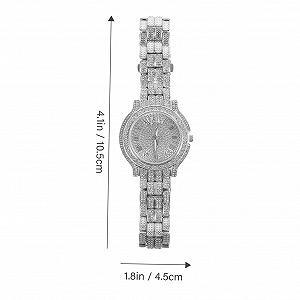 Женские часы Healvian Инкрустированные кубическим цирконием Серебристый корпус Римские цифры цена на synthetic.ua - Фото 1 Женские часы Healvian Инкрустированные кубическим цирконием Серебристый корпус Римские цифры synthetic.ua - Фото 1