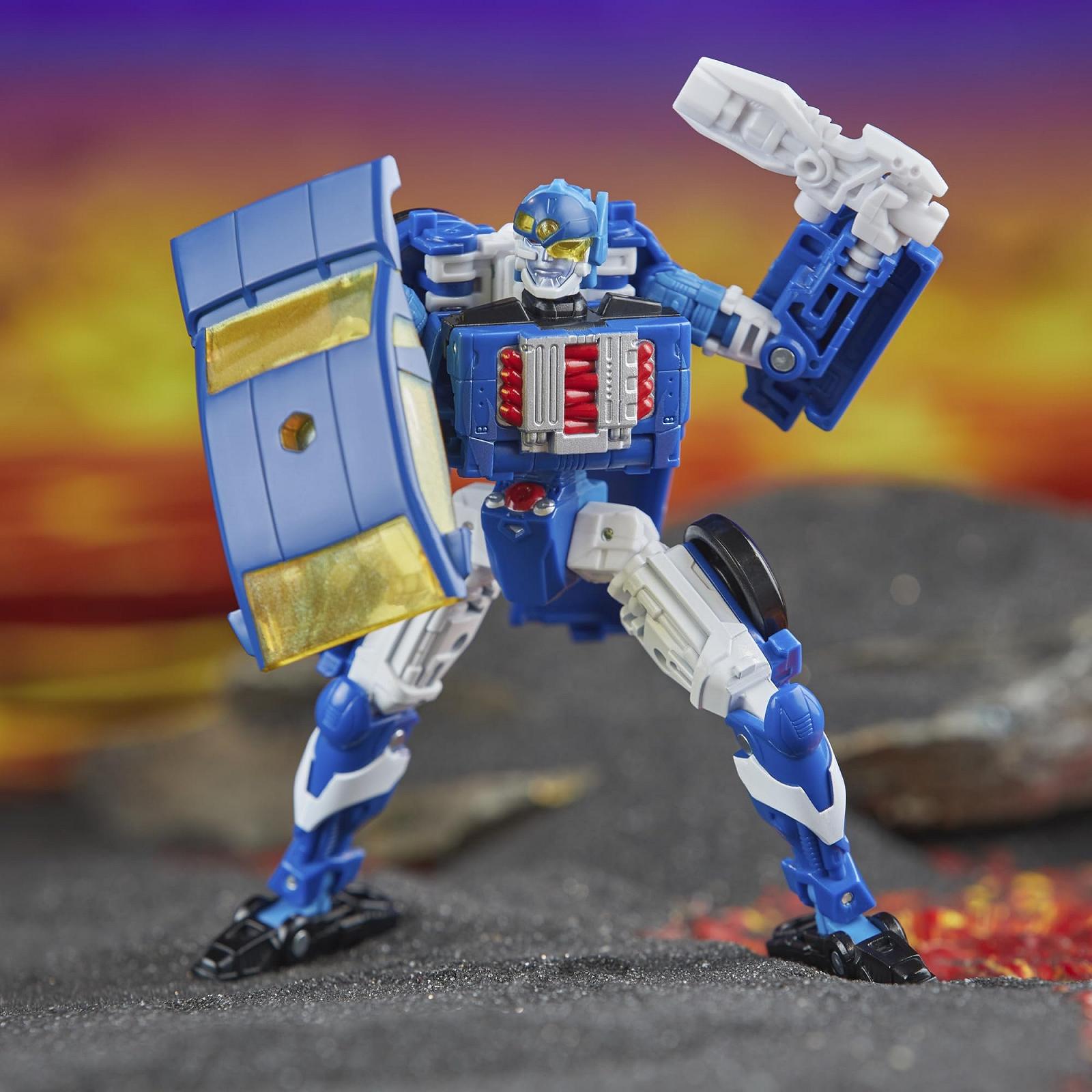 Фигурка Deluxe Class Transformers Legacy United Автобот Сайд Берн из вселенной Robots in Disguise 2001, фото №9