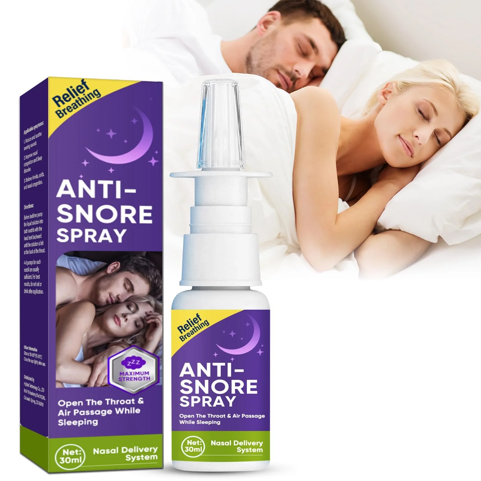 Спрей від хропіння Anti Snore, пристрій від хропіння, фото №1