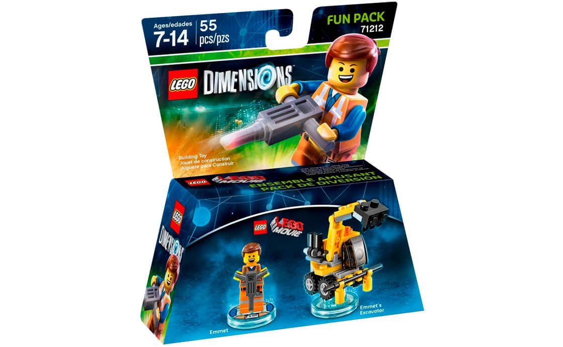 Конструктор Лего LEGO Dimensions Фан-пак: Еммет 71212, фото №1 Конструктор Лего LEGO Dimensions Фан-пак: Еммет 71212, фото №1