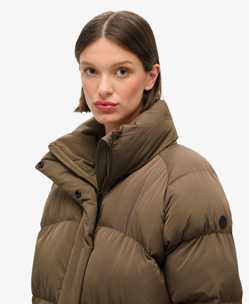 Куртка Superdry стеганая средней длины, фото №3