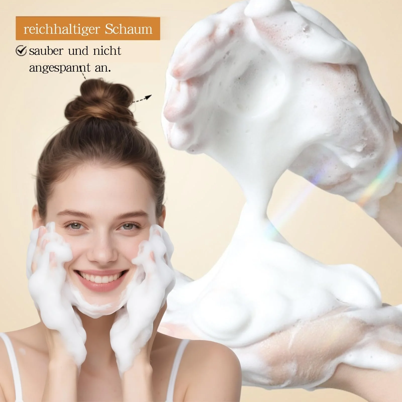 Очисник для обличчя Рисова вода Глибоке очищення пір, М'яке відлущення, Зволоження, фото №4