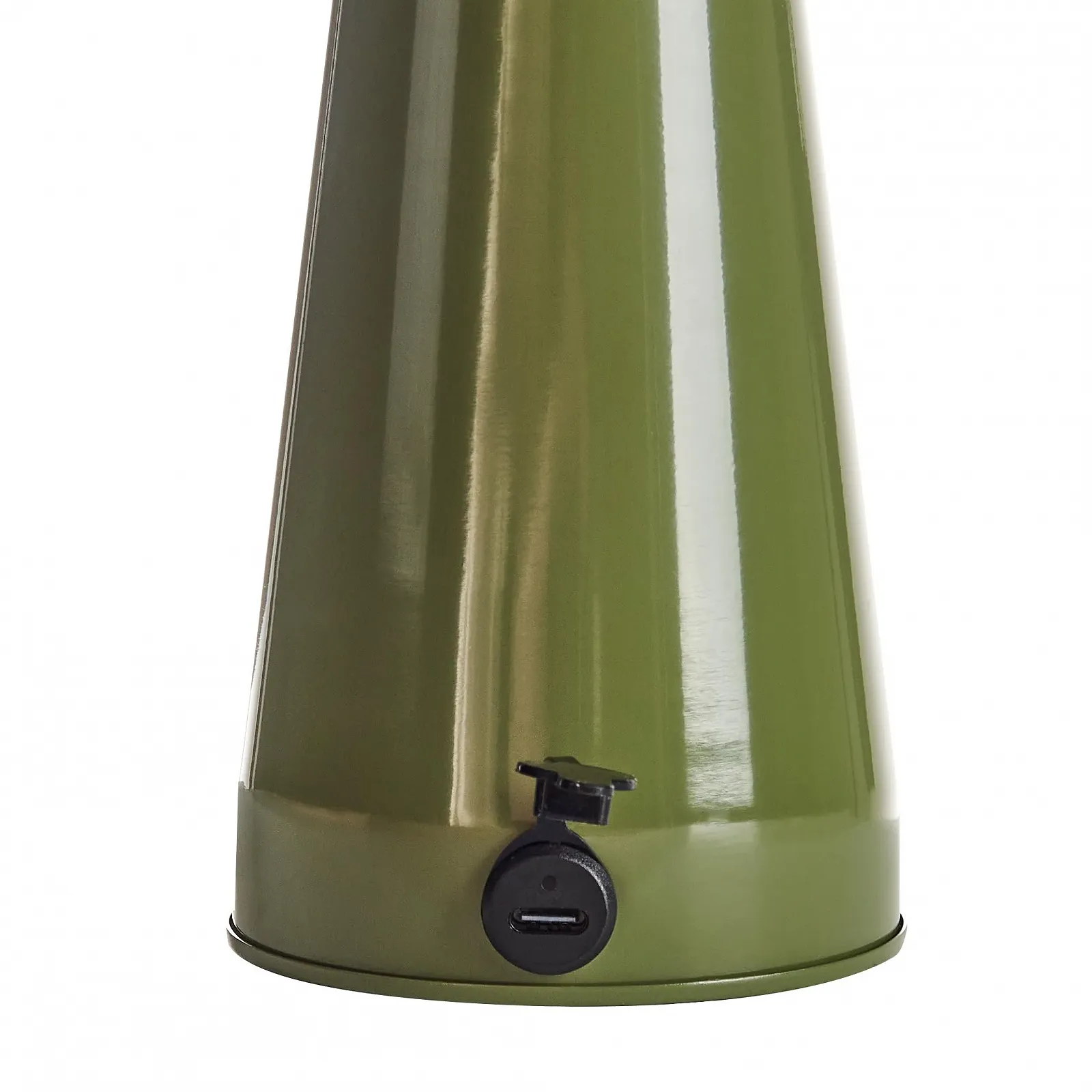 Настільна лампа Beliani Bocono LED Металева Зелена з функцією димування Акумуляторна Бездротова, фото №7