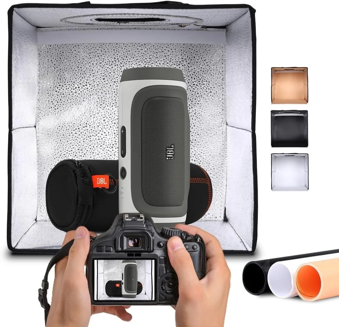 Фотобокс NK Mini Photobox (60 х 60 см) 3 фона Черный, фото №1