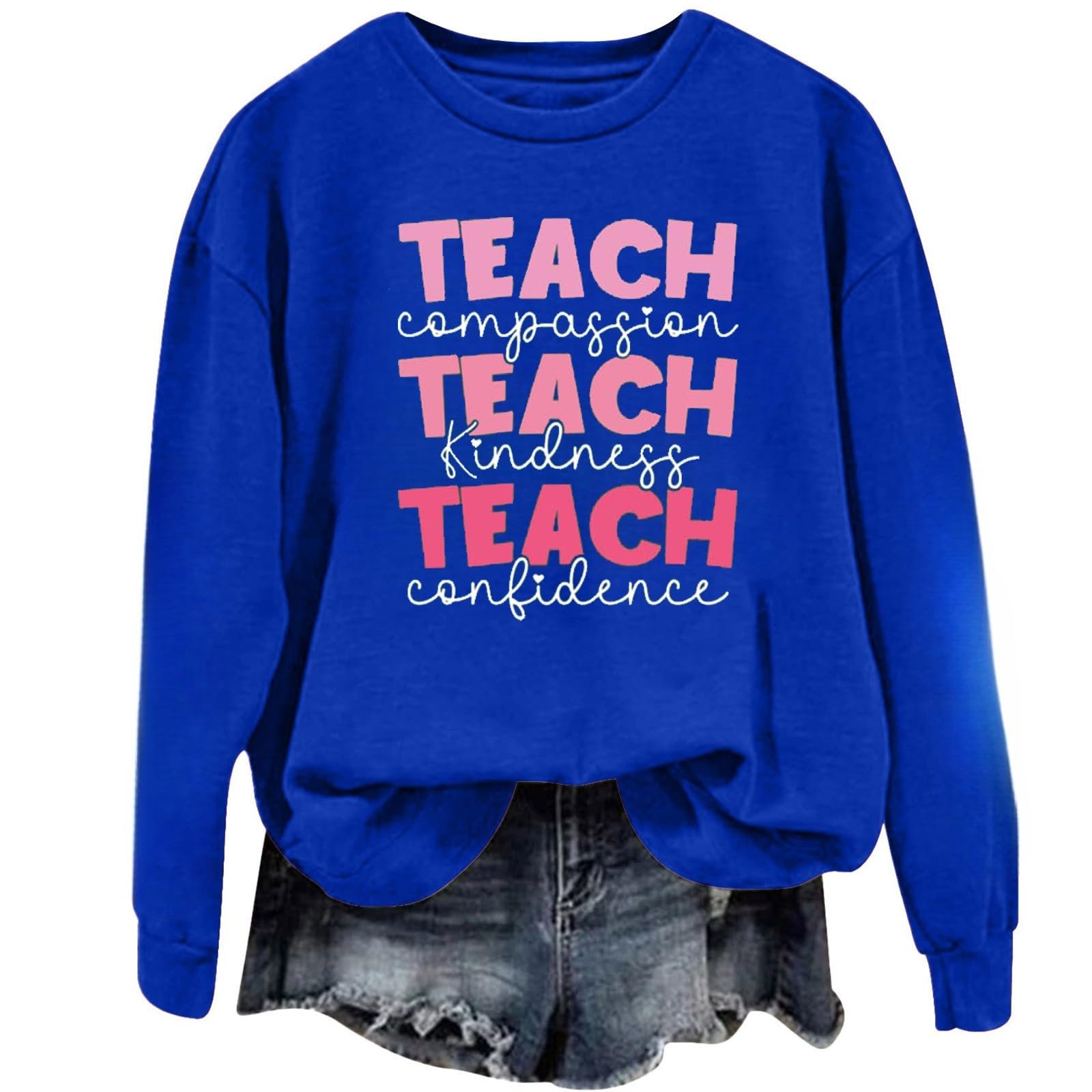 Женская толстовка Generisch без капюшона, элегантные топы, свободный крой, различные цвета, модная толстовка, женский полосатый костюм на Хэллоуин, жуткая толстовка с длинными рукавами и капюшоном, фото №1