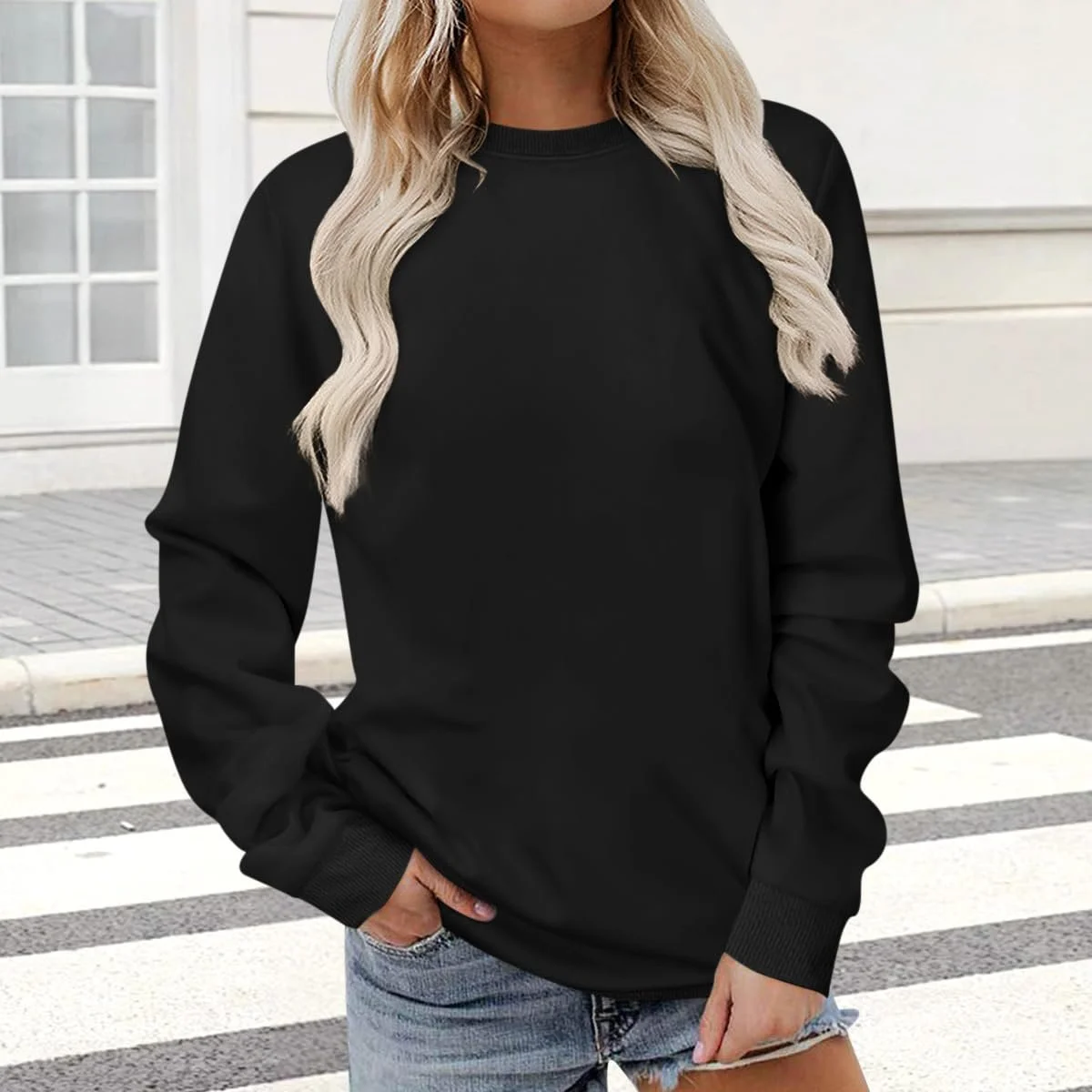 Жіноча Толстовка Onsoyours З круглим вирізом, фото №6