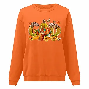 Жіночий світшот YueYue Pumpkin synthetic.ua - Фото 1