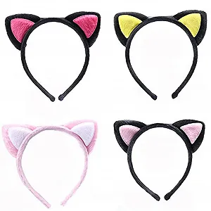 Купити Обруч Вушка Кішки Плюшеві - Фото 1 Обруч Вушка Кішки Плюшеві - Фото 1