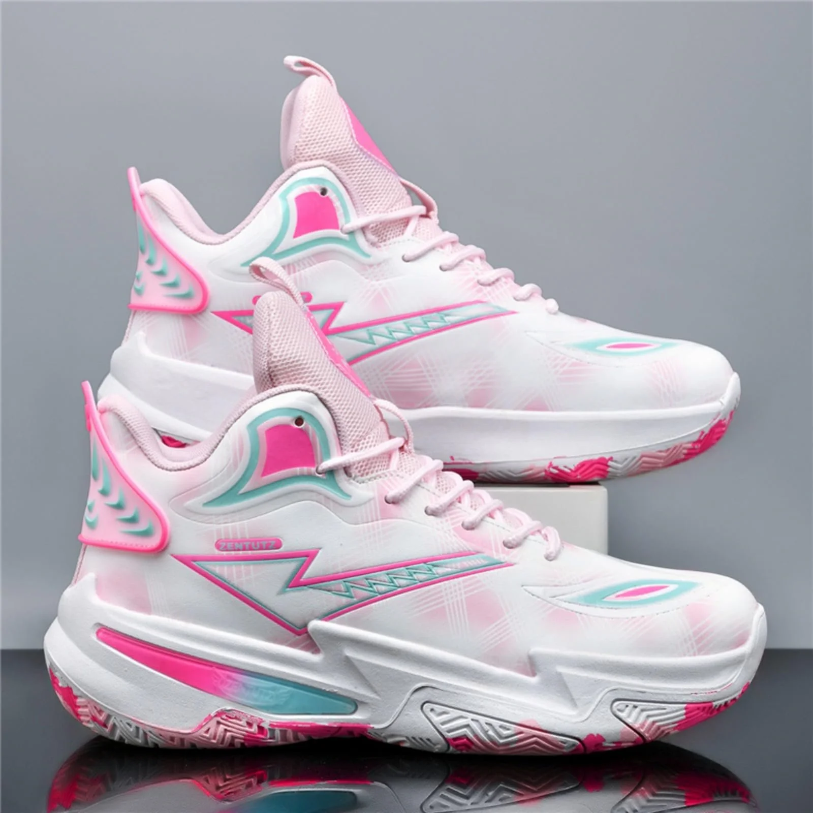 Высокие баскетбольные кроссовки Кроссовки Модные нескользящие дышащие кроссовки, фото №3 Высокие баскетбольные кроссовки Кроссовки Модные нескользящие дышащие кроссовки, фото №3