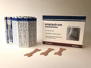 Пластирі на ніс Premium середні + великі для полегшення дихання під час сну та занять спортом, смужки від хропіння synthetic.ua - Фото 1