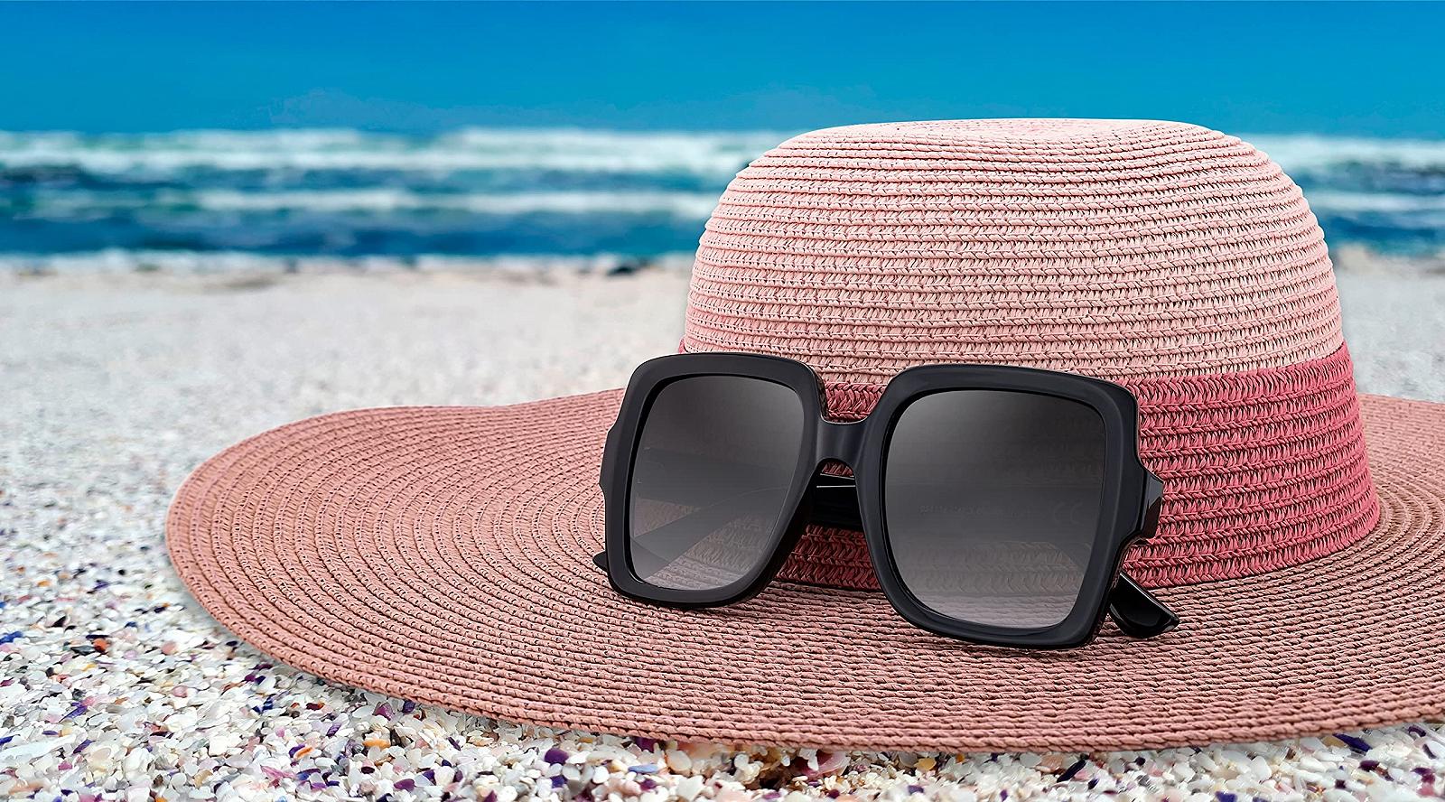 Сонцезахисні окуляри Квадратні Великий розмір Модні Елегантні з футляром, фото №6