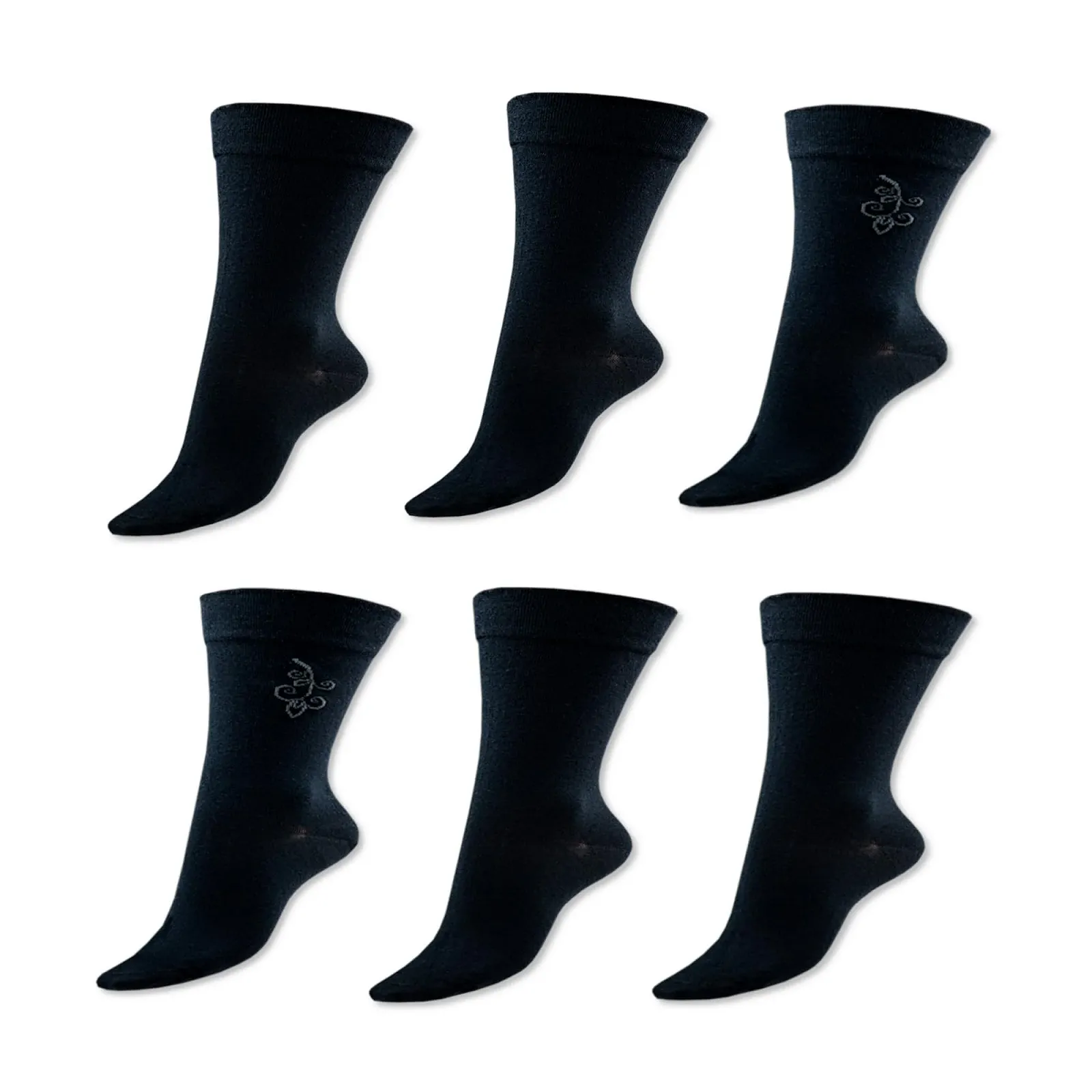 Носки Extra Wide Shaft Vein Friendly, 6x Чёрный, фото №1