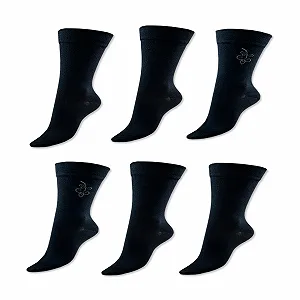 Носки Extra Wide Shaft Vein Friendly, 6x Чёрный - Фото 1