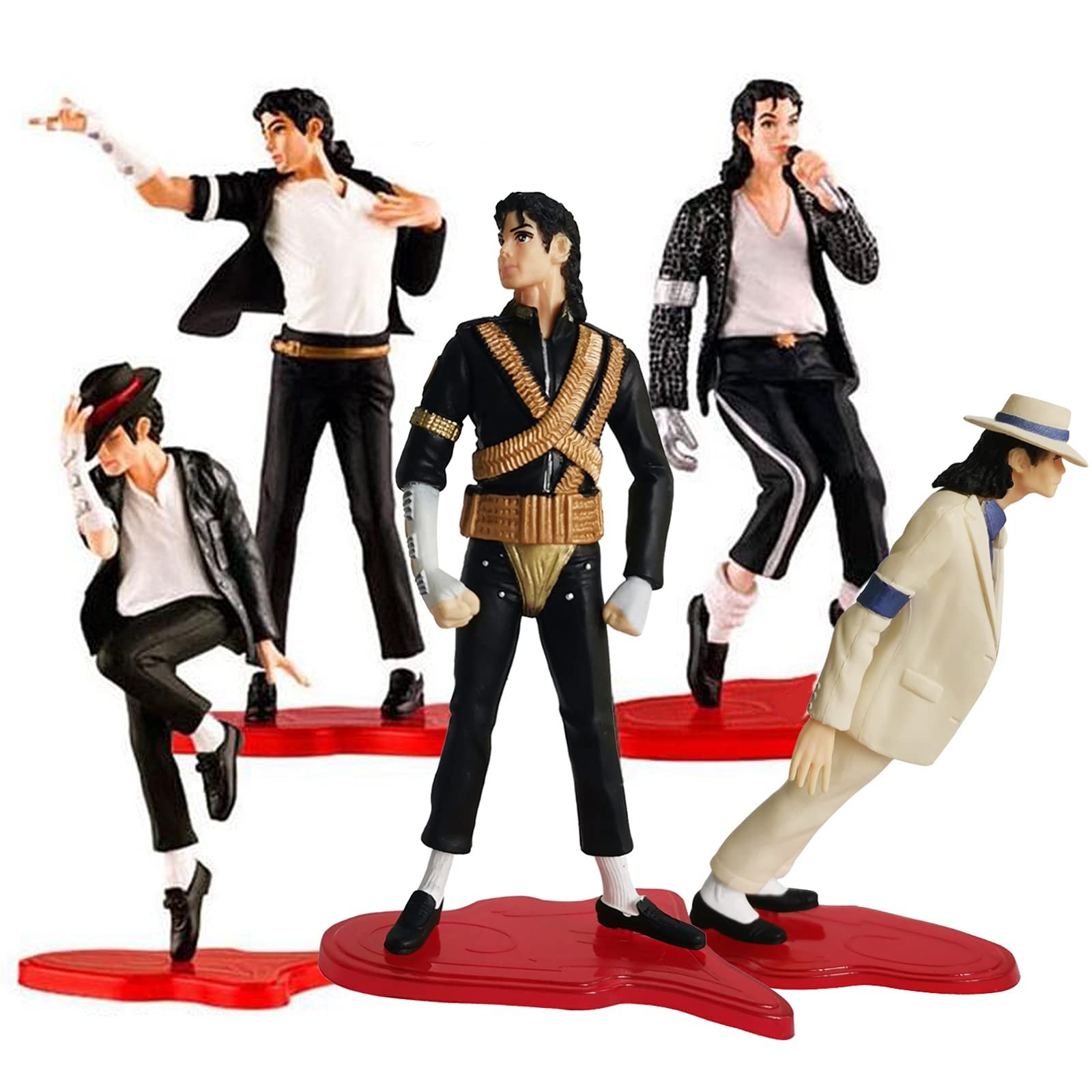 Фигурки Michael Action Rock King Classic Album, набор 5 шт., фото №1