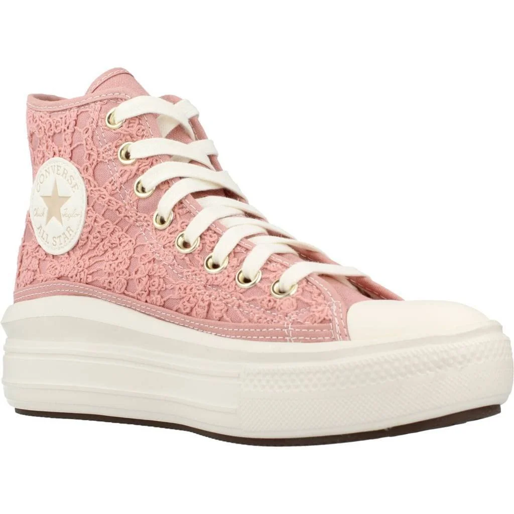 Кеди Converse Move Platform Hi жіночі Чорно-білі, фото №5