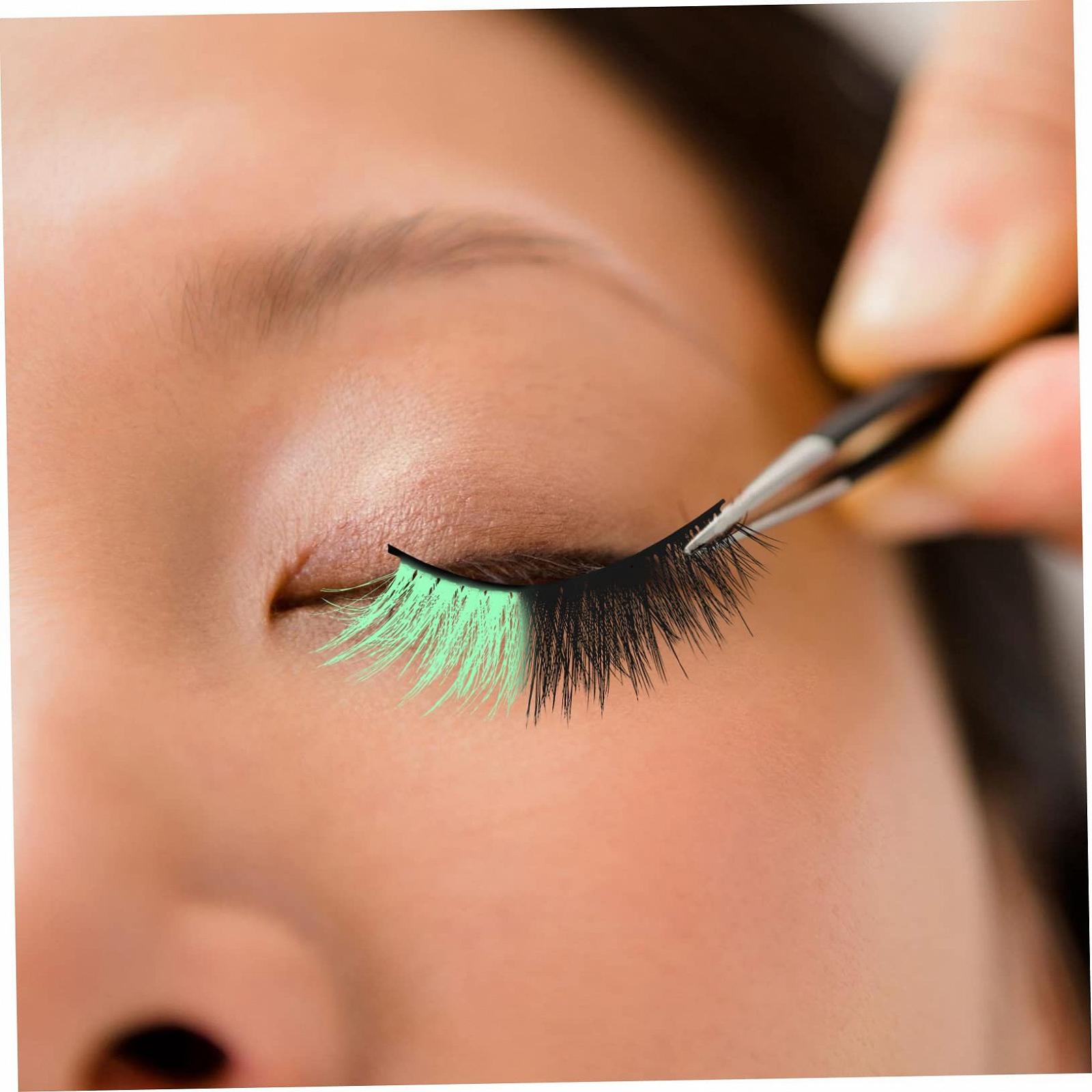 Комплект Angoily 25 Пара Кольорові Накладні Вії Набір Імітація, фото №6