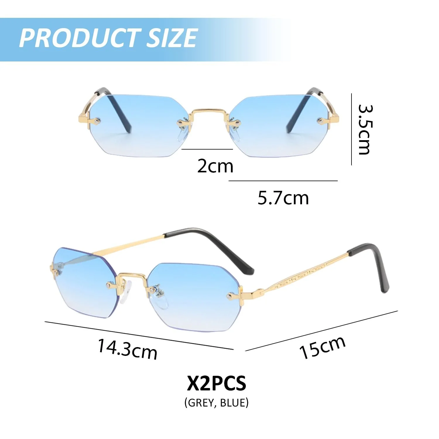 Солнцезащитные очки серые YSJCHEBS 2, фото №2