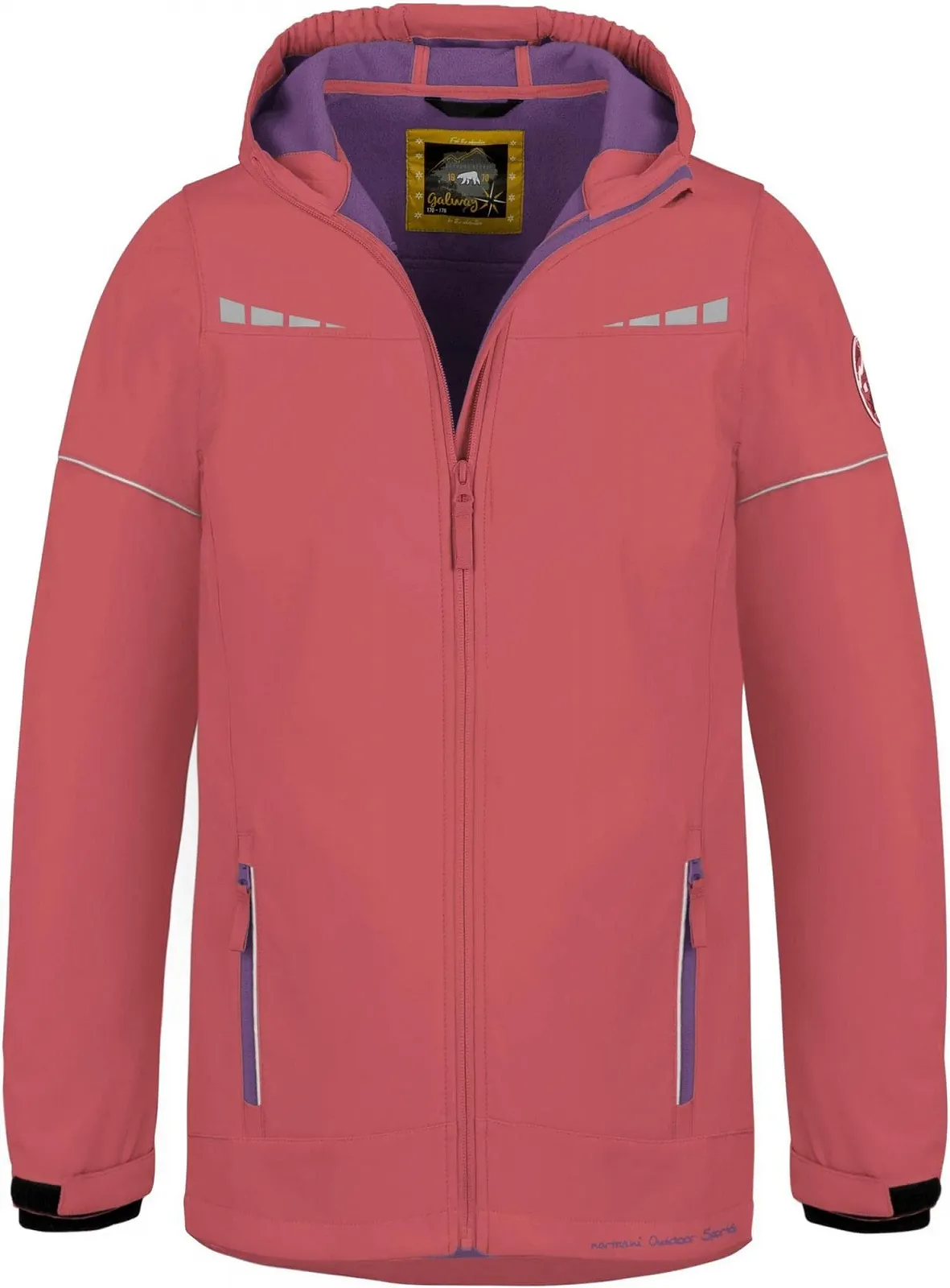 Детская зимняя куртка Normani, водонепроницаемая куртка Softshell, лыжная куртка, переходная куртка, уличная куртка с капюшоном для мальчиков и девочек, водостойкость: 11 000 мм, фото №2