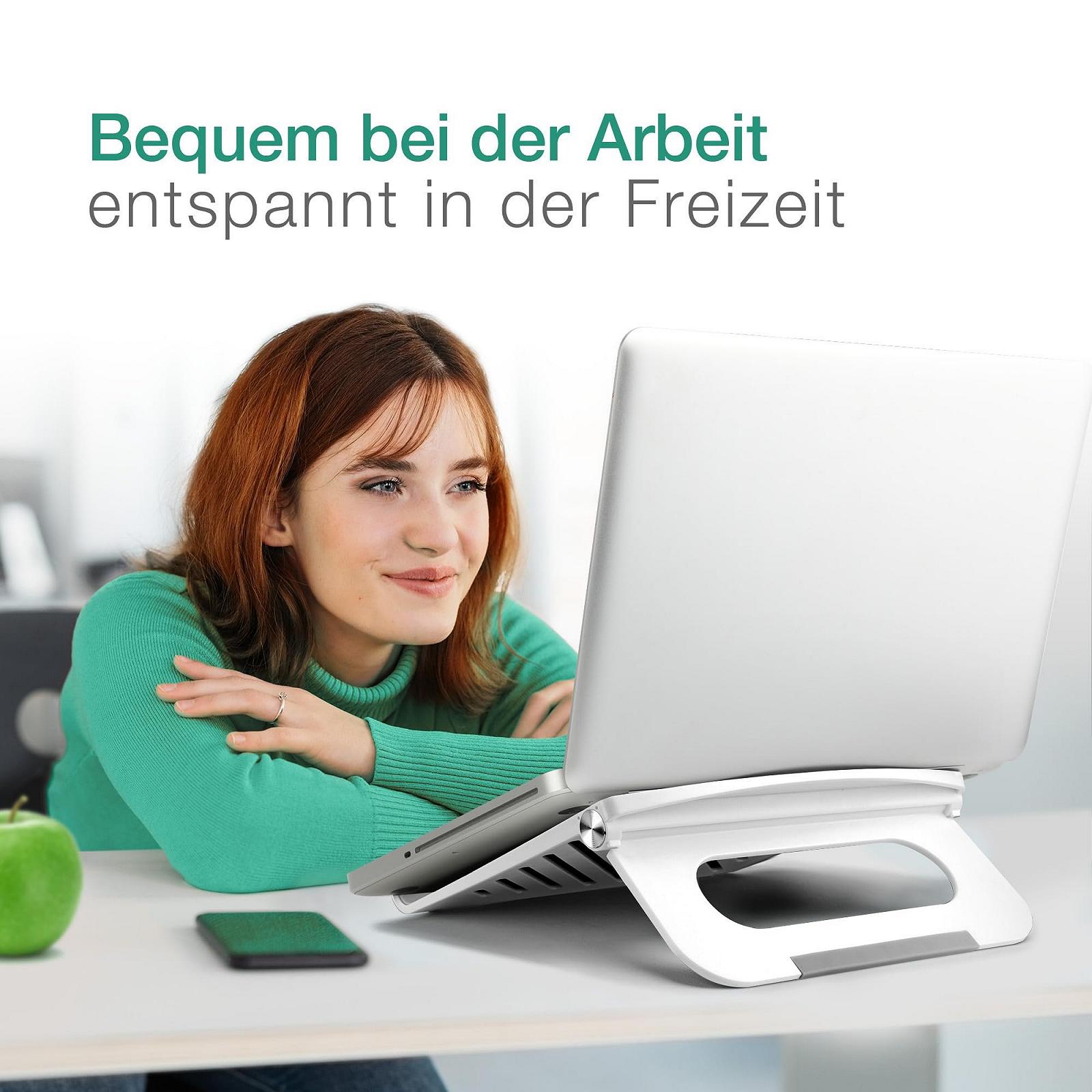 Підставка для ноутбука CELLONIC Регульована Портативна для ноутбуків/планшетів до 17 дюймів ABS з вентиляцією, фото №7