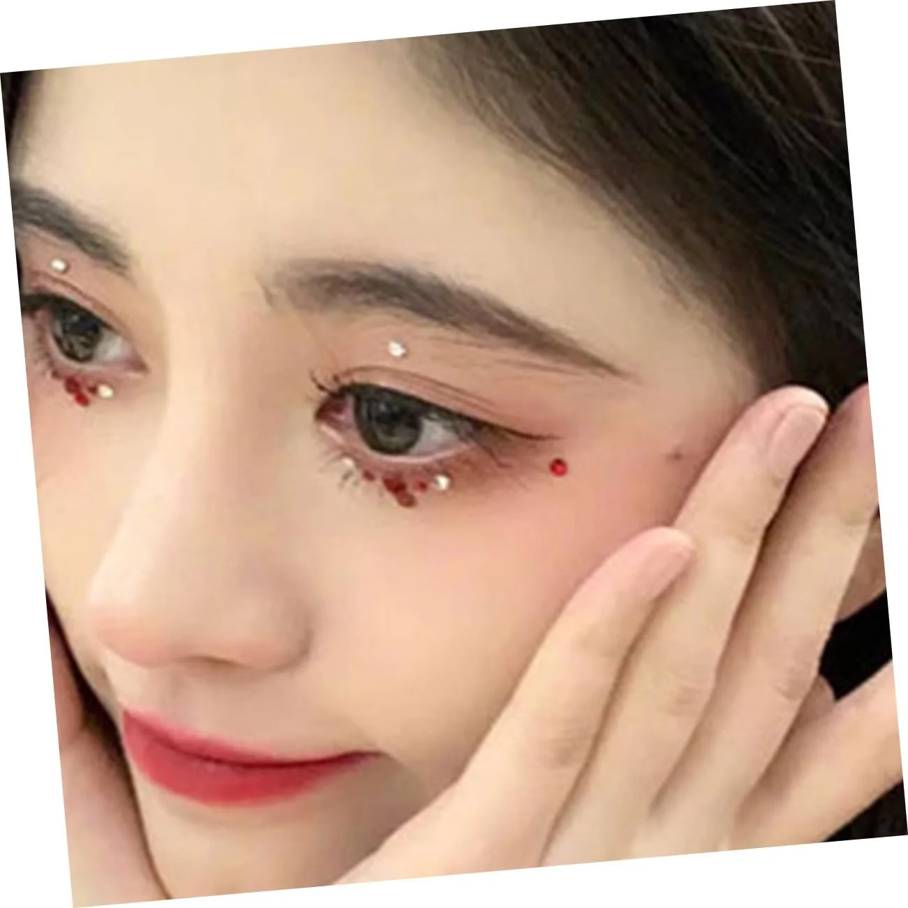 Наклейки Стрази Beavorty 12 аркушів Самоклеючі кристали, фото №7