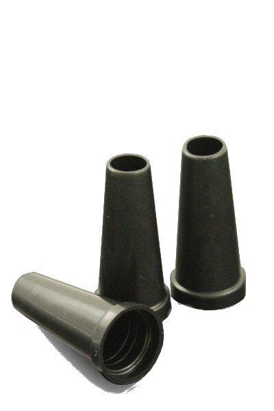 Мундштук одноразовий конусний 100 шт Чорний, фото №1