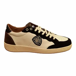 Кросівки Blauer Murray Шкіряні Темно-синій/Коричневий synthetic.ua - Фото 1