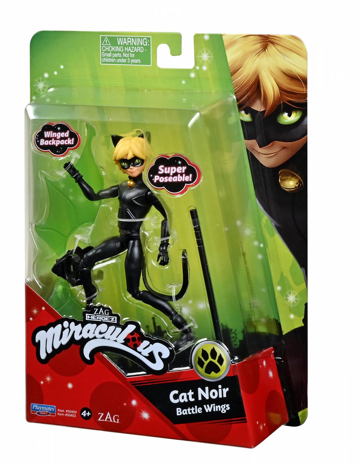 Кукла Miraculous Cat Noir, 12 см, фото №5 Кукла Miraculous Cat Noir, 12 см, фото №5