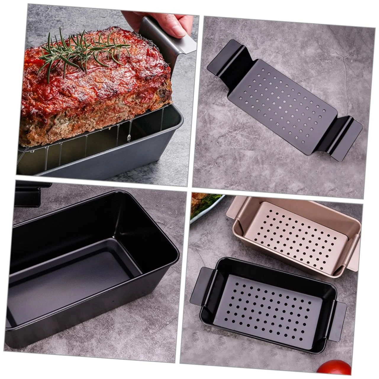 Форма для выпечки NOLITOY прямоугольная из углеродистой стали с антипригарным покрытием, фото №4