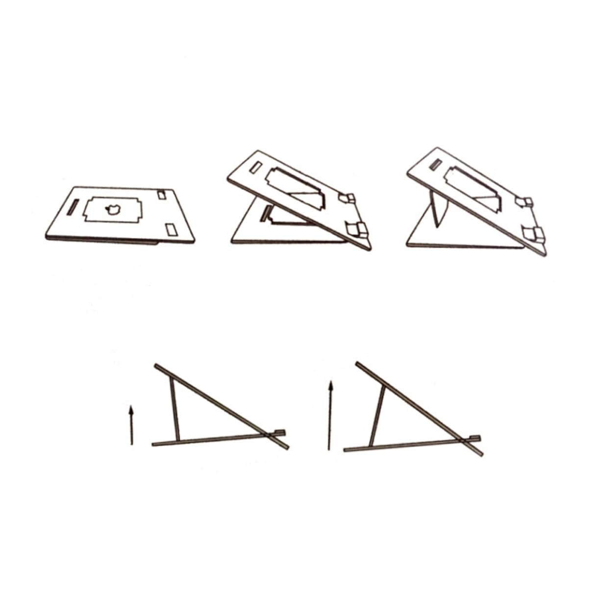 Подставка для ноутбука TEHAUX Портативная Деревянная, фото №2