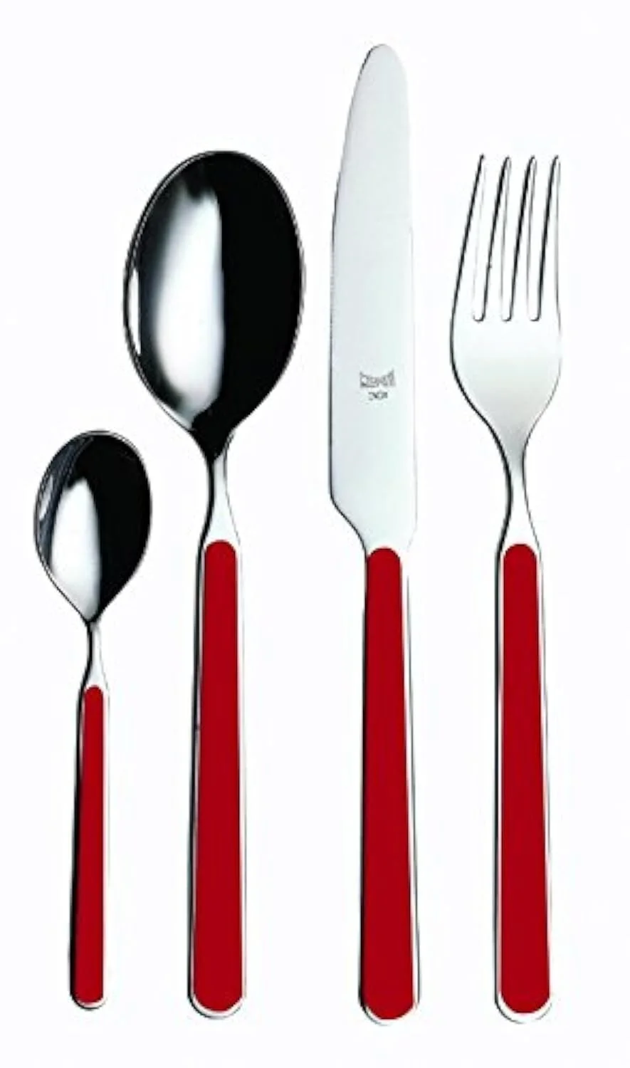 Набір столових приборів Mepra Fantasia Red Inox 18/10, 24 предмети, фото №1 Набір столових приборів Mepra Fantasia Red Inox 18/10, 24 предмети, фото №1