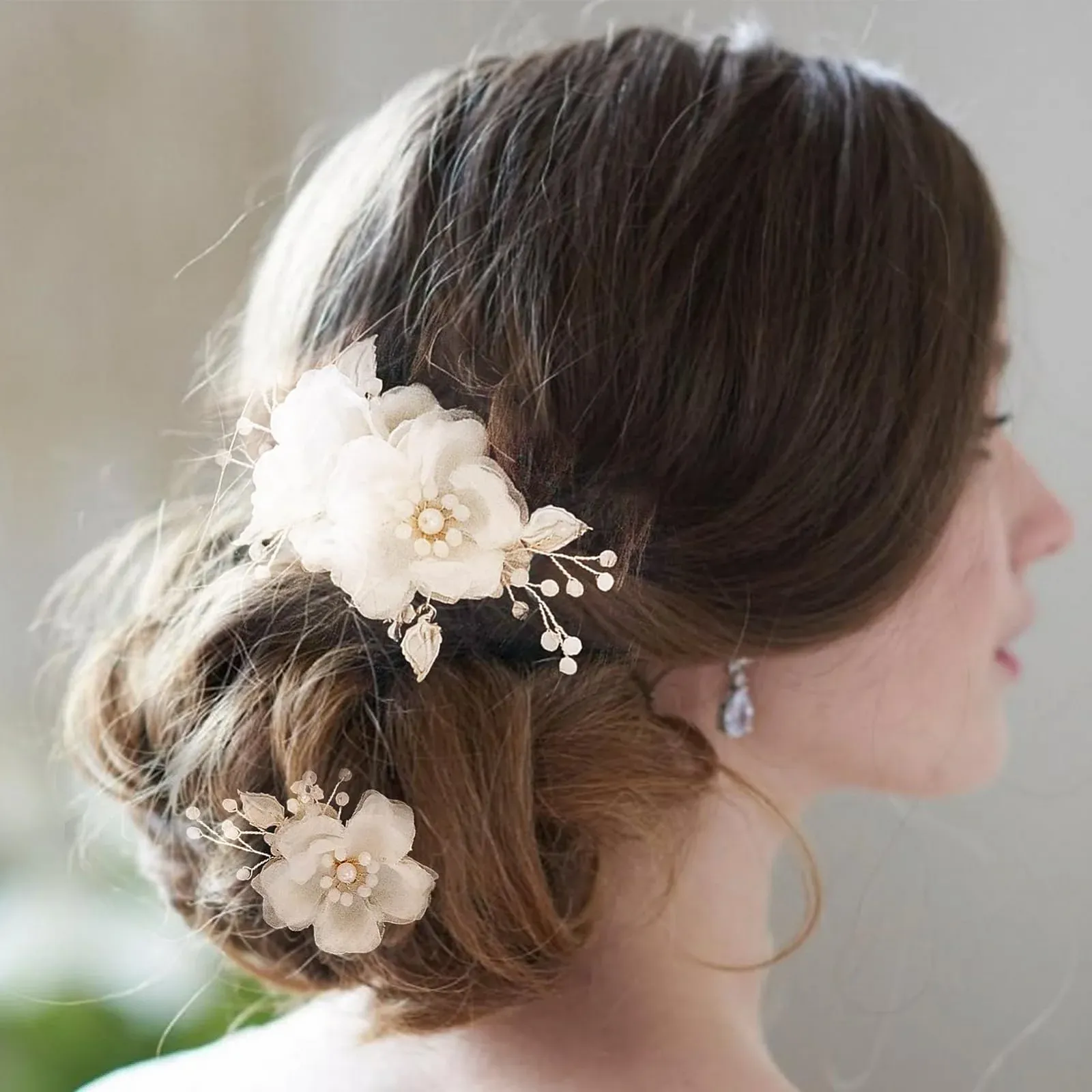 Заколка для волос Perlen, 2 шт. Декоративные заколки для волос с классическим жемчугом., фото №2