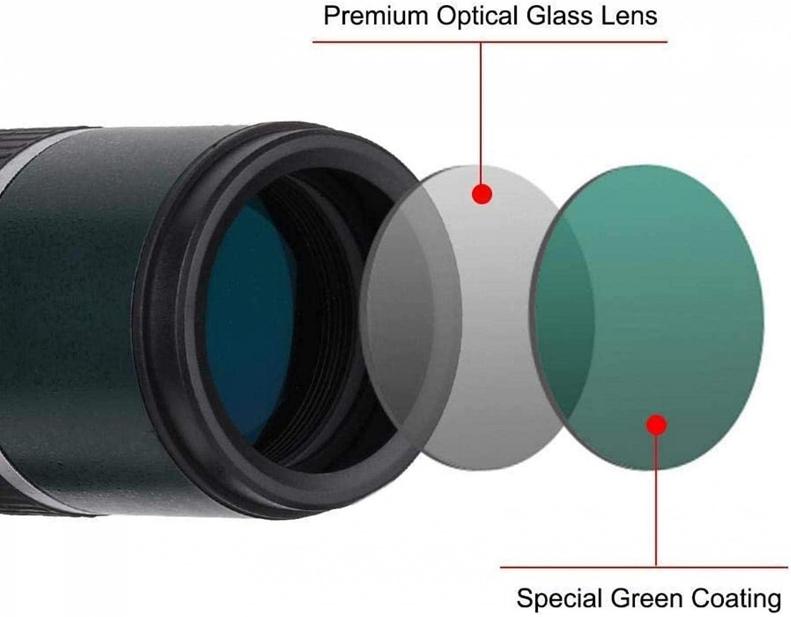 Монокуляр Outdoor Accessories Monocular 12-36X Zoom Monocular з триподом, фото №5