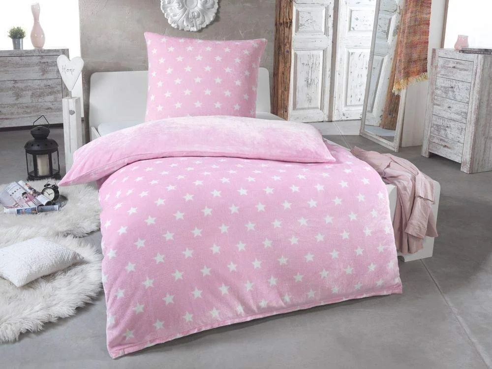 Постільна білизна плюшева двостороння Nicky Teddy Cashmere Touch Coral Fleece, фото №3